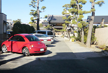 お寺駐車場・参道整備